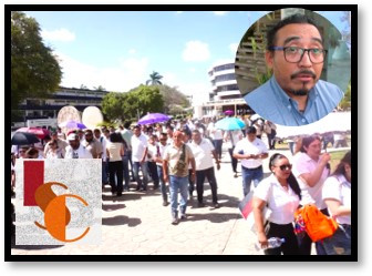 Revisarán descuentos tras protesta de trabajadores de la Universidad Autónoma de Campeche.